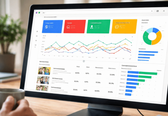 Google Ads dashboard showing targeted ABA therapy campaign performance for clinics generating leads and parent inquiries