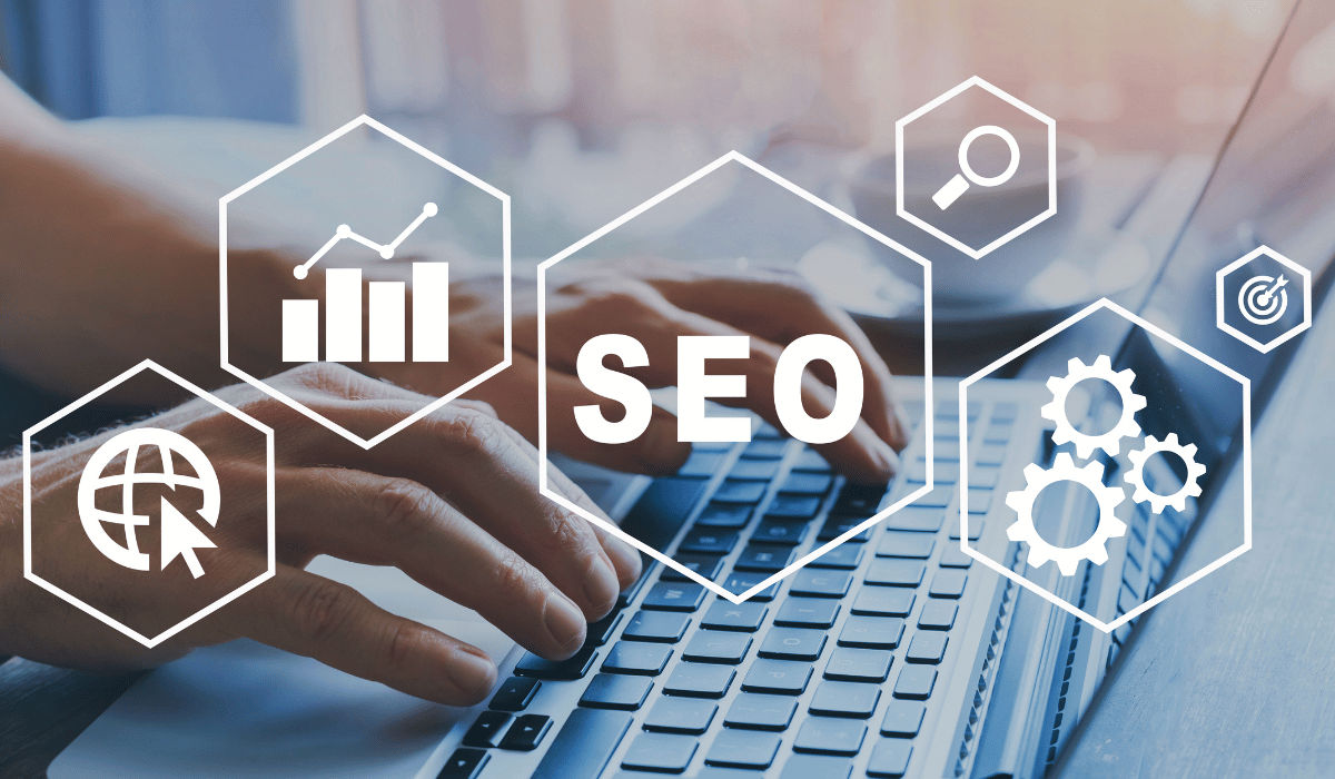 Holistic SEO strategy concept showing content, technical SEO, user experience, and AI search optimization working together.