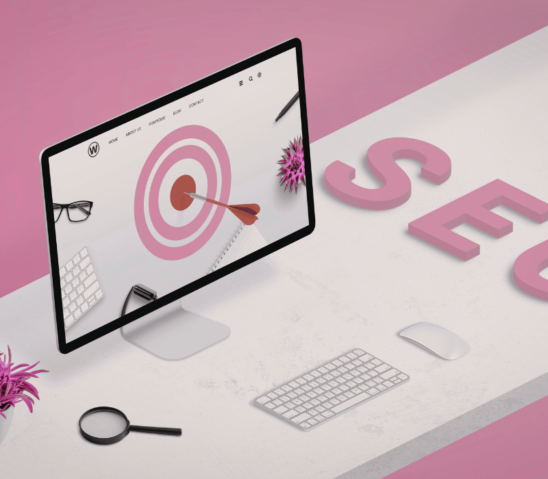 Illustration showing the difference between website traffic and client conversions through a conversion-focused SEO strategy